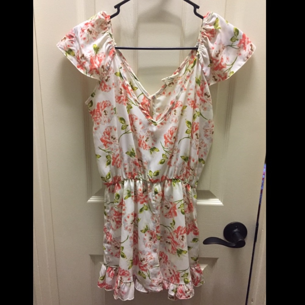 Pins and Needle Floral Romper